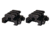 Remington Model R-15 VTR Rifle 1.30 Inch Picatinny Mini Riser Black Finish Two-Pack