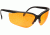 Remington T-71 Safety Glasses, Black Frame, Amber Lens 40C 