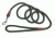 Remington Sporting Dog Braided Rope Leash, Green, Snap, 6 ft. R0206-GRN06