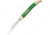 Remington Totem Toothpick Green Folding Knife,3.625in,Long Clip,Green,Bone Handle R11913