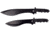 Renegade Tactical Steel Deep Woods Cobra Machete Set of 2, Black RT134