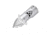 Renegade Tactical Steel Fast Clip - Silver Skull, 1.5in 420 Stainless Blade, Aluminum Handle, RT136