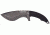 Renegade Tactical Steel G4 Kukri Chopper Fixed Blade Knife, Black RT108