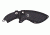 Renegade Tactical Steel G4 Kukri Chopper Fixed Blade Knife, Black RT108