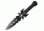 Renegade Tactical Steel Skull Thrower Knives, Black RT125