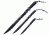Renegade Tactical Steel Strike Force Tri-Shadow Machete Set, Black RT133