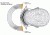 Revision Desert Locust Fan Goggles - field of view, horizontal