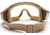 Revision Desert Locust Military Goggle System, Tan w/ Clear &amp; Smoke Lenses 4-0309-9531