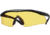 Revision Large Sawfly Shooting Glasses, Black Frame, Yellow Hight-Contrast Lens, Black, 4-0077-0121