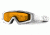 Revision Snowhawk Basic Goggle System w/ Vermillion High-Contrast Lens, White Frame, 4-0100-0013