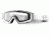 Revision Snowhawk Basic Goggle System w/ Clear Lens, White Frame, 4-0100-0007