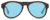 Revo Blackwell Progressive Prescription Sunglasses, Black Leather Frame, Crystal Blue Water Lens, Polarized-RE1008-01GBLPR