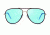 Revo Carlisle Sunglasses, Gold Frame, Blue Water Lens, Polarized, RE 1030 04 GBL