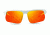 Revo Cusp S Global Fit Sunglasses, White Frame, Solar Orange Lens, Polarized, RE 1025GF 09 OG