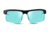 Revo Cusp S Single Vision Prescription Sunglasses, Black/Blue Frame, Polarized, RE 1025 15 BLSV