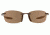 Revo Descend E Global Fit Sunglasses, Crystal Brown Frame, Terra Lens, Polarized, RE 4060GF 02 BR