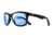 Revo Huddie Eyewear - Unisex - Sunglasses, Matte Black Frame, Blue Water Lens, Polarized, RE 1000 21 BL