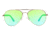 Revo Raconteur Sunglasses, Gold Frame, Green Water Lens, Polarized, RE 1011 04 GGN