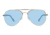Revo Raconteur Single Vision Prescription Sunglasses, Gold Frame, Polarized, RE 1011 04 BLSV