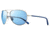 Revo Tarquin Single Vision Prescription Sunglasses, Chrome Frame, Polarized, RE 1083 03 BLSV