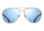 Revo Tarquin Single Vision Prescription Sunglasses, Gold Frame, Polarized, RE 1083 04 BLSV