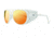 Revo Traverse Sunglasses, White Frame, Solar Orange Lens, Polarized, RE 1036 09 OG