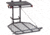 Rhino Blinds Hang On Stand, Non-padded, Black/Steel, RTH-100