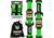 Rhino USA E-Track Ratchet Tie-Down Straps, 2 per Pack, Green, 2inch x 16 ft, TD-SSET2X16-GRN