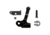Rifle Basix Factory Safety Kit, Remington Model 700s, Right Hand Action, Black, REM-SAF BLACK