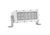 Rigid Industries E-Series PRO Hybrid-Diffused LED Light, White, 6in, 806513