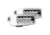 Rigid Industries Flood Light, Marine SR-Q2 Series, Pair, New Condition RIG-95511