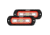 Rigid Industries SR-L Series LED Flush Mount Spreader Light w/ Black Housing, Red Halo, 53222