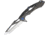 Rike Knife M1 Framelock Folding Knife, 4in S35Vn SS Tanto Blade, Titanium Handle, Thumb Pull, Dark Gray Stonewash And Satin Blade, Dark Gray Stonewash Handle, Black Nylon Case, M1-DG