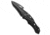 Rike Knife Rike Athron DLC Frame Lock Knife Black Titanium 3.2" Black, Black, M390, adult, BHQ-188006