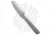 Rike Knife Cybertrix A Folding Knife, 3.35in, Bohler M390 Stainless Steel, Sheepsfoot Blade, Titanium, Gray Handle, Gray/Gray, 7.87 inch, BHQ-191362