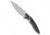 Rike Knife Rike Knife Frame Lock Knife Red Carbon Fiber 3.9" Satin RK1902-R/CF, Gray/Red, Bohler M390, adult, BHQ-102443