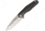 Rike Knife Thor 1 Integral Framelock Folding Pocket Folding Knife, 4in Satin Bohler M390 SS Tanto Blade, Gray Titanium Handle, Brown Leather Sleeve, Black Nylon Case, THOR1
