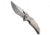 Rikeknife Rike Knife S05 V2 Frame Lock Knife Stonewash Gray 3.5" Satin, Gray, Bohler M390, adult, BHQ-225952