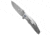 Rike Knife Shadow S Folding Knife, 3.74in, Bohler M390 Stainless Steel, Drop Point Blade, Titanium, Gray Handle, Gray/Gray, 8.66 inch, BHQ-208861