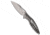 Rike Knife Thor 6 Folding Knife, 3.35in, Bohler M390 Stainless Steel, Drop Point Blade, Titanium, Gray Handle, Gray/Dark Gray, 8.26 inch, BHQ-221713