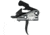 RISE Armament 1776 AR Trigger, Curved, Silver/Black, RA-1776-BR