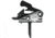RISE Armament 1776 AR Trigger, Flat, Silver/Black, RA-1776F-BR