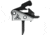 RISE Armament 1776 AR Trigger, Flat, Silver/Black, RA-1776F-BR