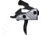 RISE Armament BLITZ 3.5lb Drop-In Trigger w/ Anti Walk Pins, Silver/Black, RA-524-BLK