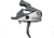 Rise Armament OPMOD Hex-C RA-240 AR-15/AR-10 Enhanced Rifle Trigger, Graphite/Black, RA-240-HEXC-BLK