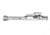 RISE Armament RA-1010 Low-Mass Bolt Carrier Group, .223/5.56, AR-15, M16, Nickel Boron, Silver, RA-1010-NiB