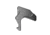 RISE Armament RISE Extended AR Charging Handle Latch, Graphite Gray, RA-212GI-GPHT