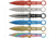 Rite Edge 6pc Multicolor Throwing Knives