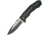 Rite Edge G-10 Linerlock Black Folding Knife,3.5in,Drop Point,Black,G10 Handle CN300355