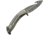 Rite Edge Guthook Knife, 4.5 Damascus steel guthook blade, Deer stag handle with turquoise inlay, RU-DHDMB2